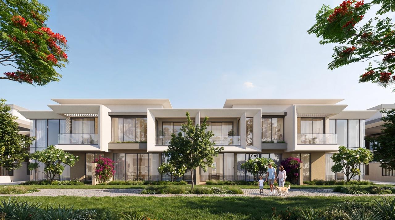 Azizi Florence Sharjah 3 Bedroom townhouse — elevation