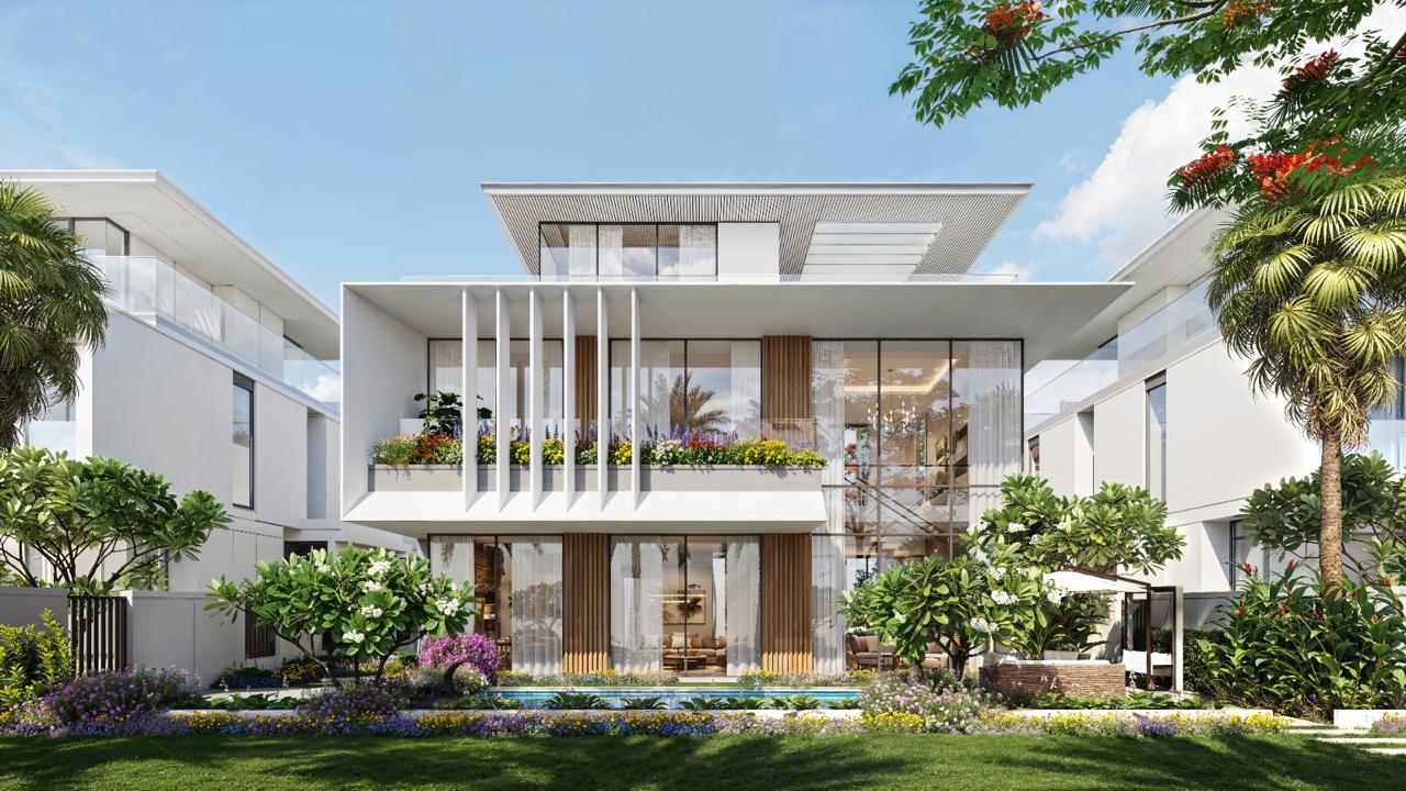 Azizi Florence Sharjah 5 Bedroom villa — elevation